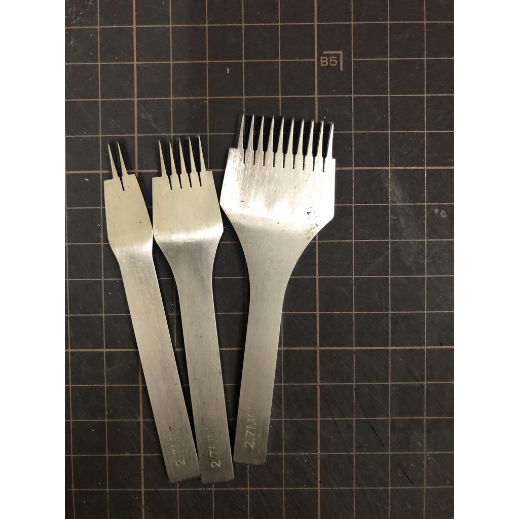 Bộ đục xiên răng mịn 2.7mm 2-5-10 răng