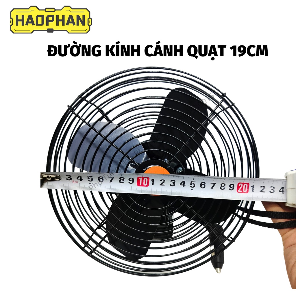 Quạt ô tô 12V, 24V, quạt treo cabin ô tô, xe tải lồng sắt cánh sắt mô tơ lõi đồng, có thể cắm tẩu trực tiếp ô tô, xe tải