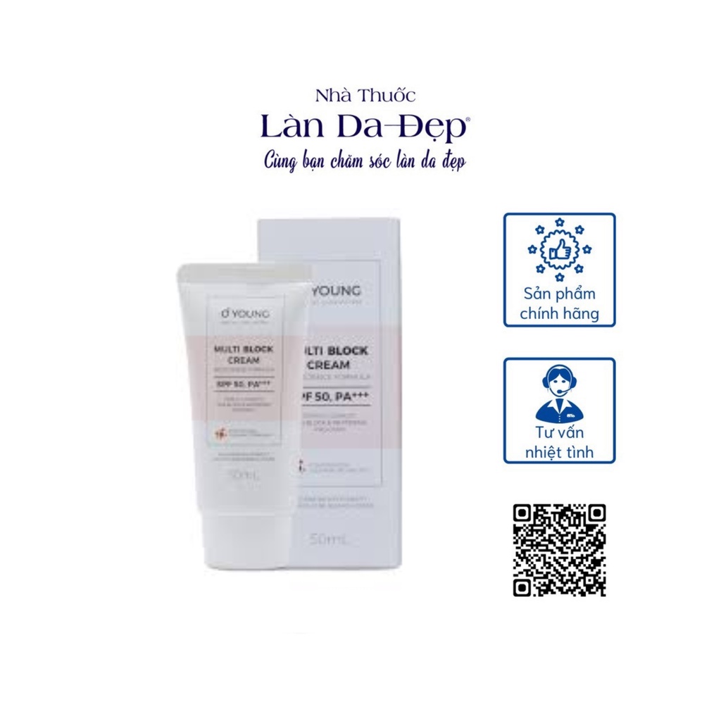 Kem Chống Nắng Oyoung Multibock Cream SPF50+++