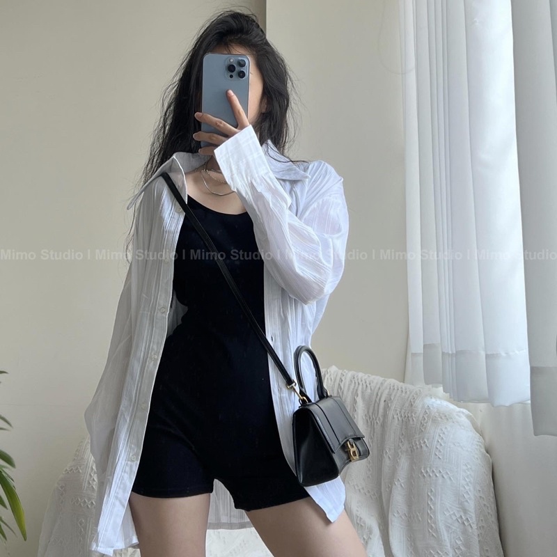 Jumpsuit dáng ôm hở lưng chất thun cotton co giãn 4c