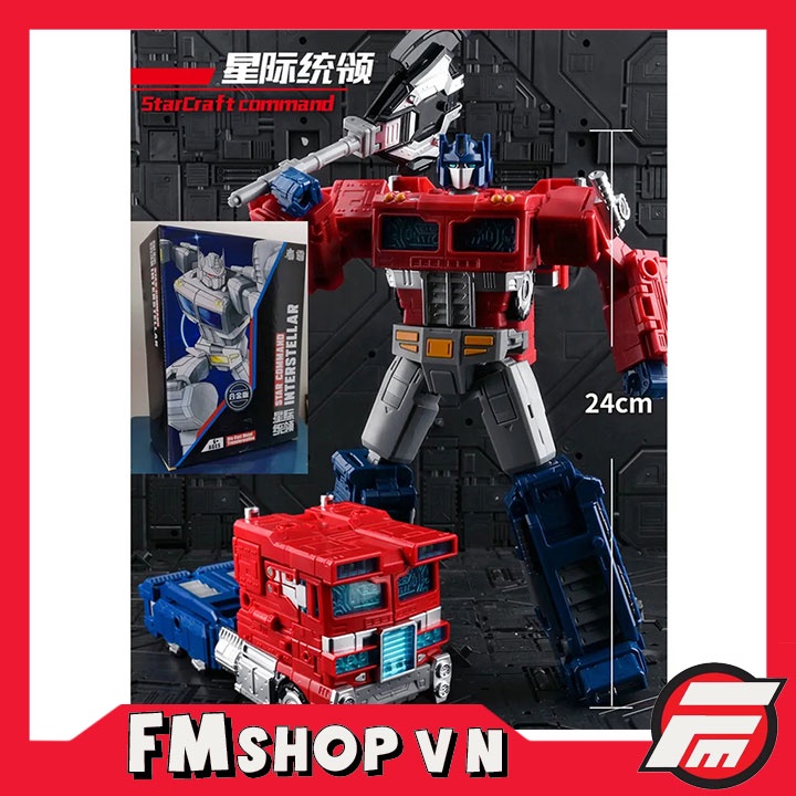 MÔ HÌNH NGƯỜI MÁY BIẾN HÌNH TRANSFORMER SH07B OPTIMUS PRIME