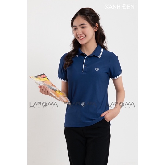 Áo phông polo NỮ Laroma, cổ đức, chất liệu thoáng mát cao cấp thấp hút mồ hôi