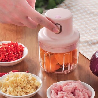 Máy xay mini tỏi ớt - Máy xay tỏi ớt đa năng sạc điện - Máy xay mini cầm tay dung tích 250ml