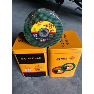 Hộp 100 viên đá cắt sắt inox corolla 107 đá cắt 1 tấc corolla đá cắt sắt siêu ngọt