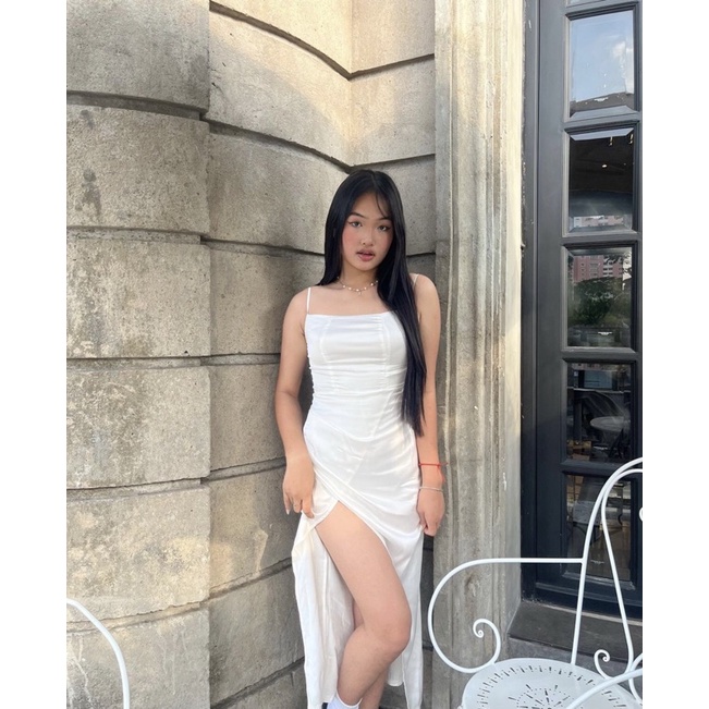 Dây Chuyền Hạt Trai Custom Charm Chữ Màu Nude