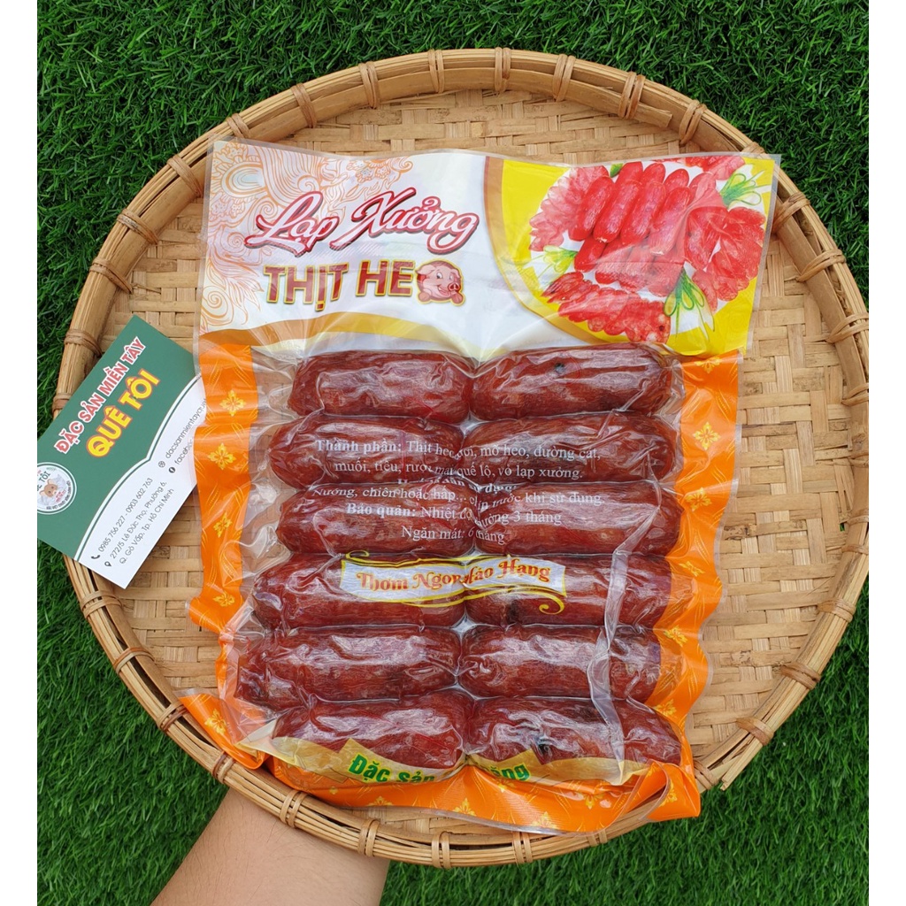 1kg Lạp xưởng Khô Sóc Trăng - Lạp xưởng thịt Heo hàng khô truyền thống (Để ngoài được 3 tháng) - Ship toàn quốc