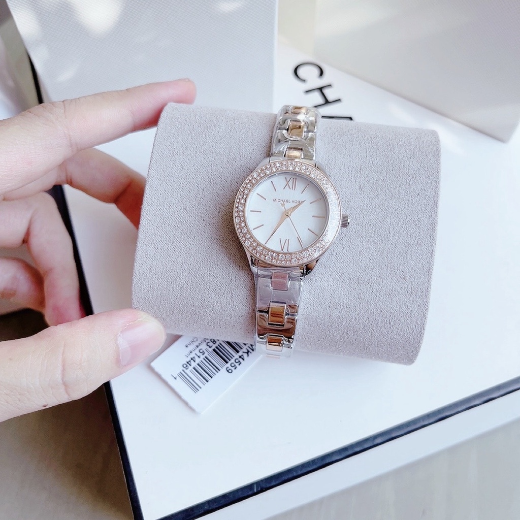 Đồng hồ nữ Michael Kors dây demi rose gold MK4559