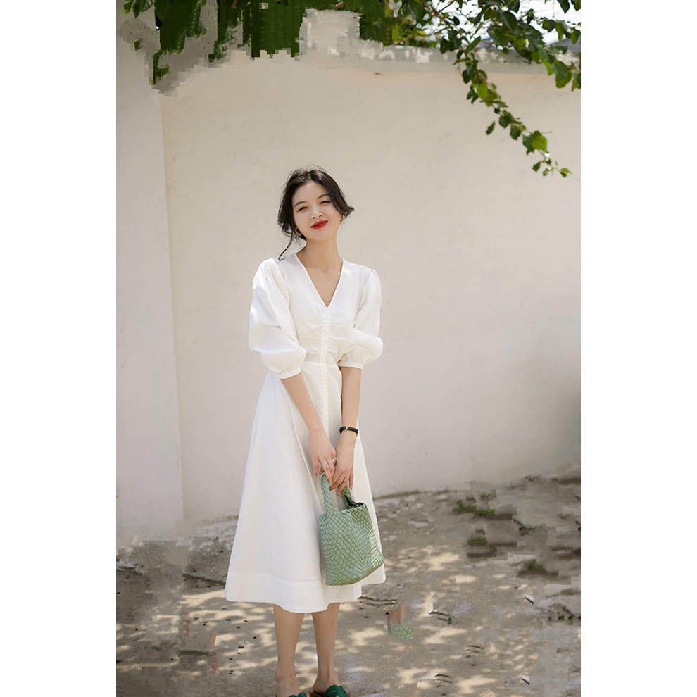 VÁY XÒE NHÚN NGỰC CAO CẤP