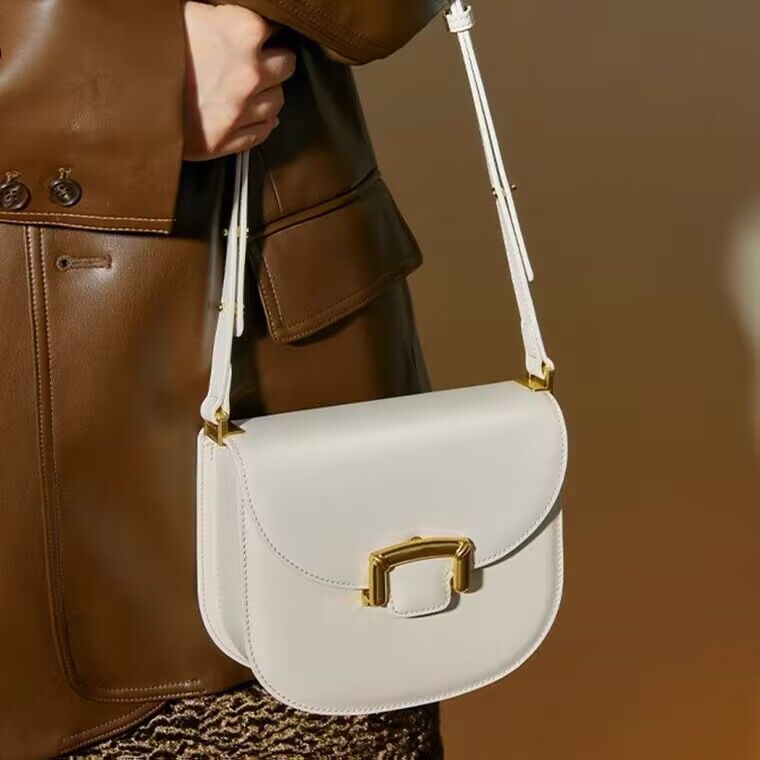 Túi Xách Tay / Đeo Vai Mini Bằng Da Mềm Có Khóa Kéo Thời Trang Cho Nữ HE273