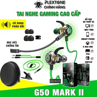 Tai nghe gaming có mic rời Plextone G50 - Tai nghe gaming có dây chính hãng Plextone