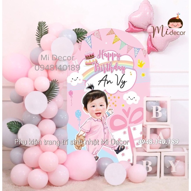 Trang trí Sinh Nhật bé gái mẫu mới nhất 2023