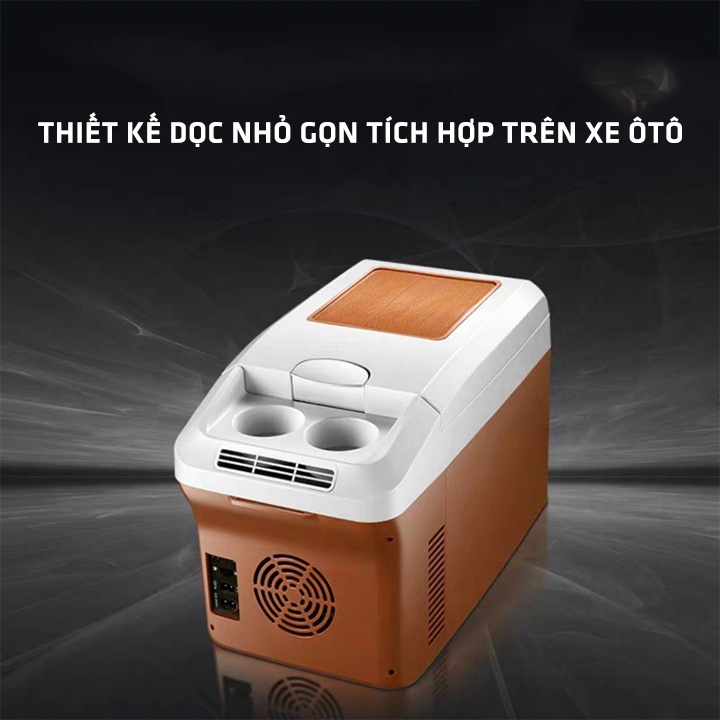 Tủ lạnh ô tô mini tiện lợi, Máy làm mát dành cho xe hơi, Hộp lạnh dành cho tài xế đường dài nhập khẩu.
