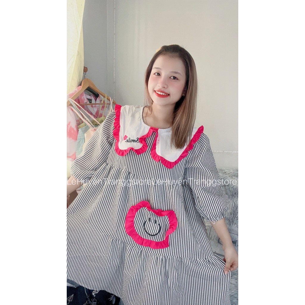 VIDEO CỦA SHOP - VÁY BABYDOLL TAY LỠ BẦU BÌ BON CHEN THOẢI MÁI - Dễ mang dễ mặc - Hàng chuẩn l1 - ẢNH THẬT SHOP CHỤP