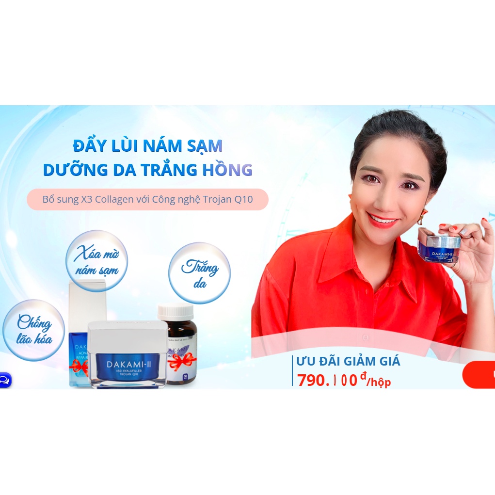 Kem Dakami  Chống Lão Hóa, Xóa Mờ Nếp Nhăn 30gr
