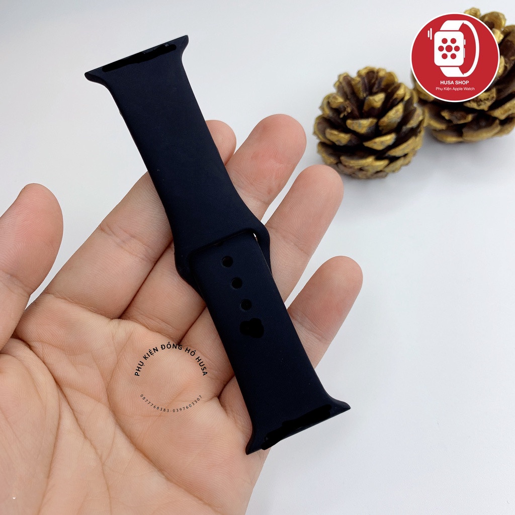 Dây đeo silicon mềm dành cho đồng hồ SS, AW 8/7/6/5/4/3/2/1 kích thước 38/40/41/42/44/45