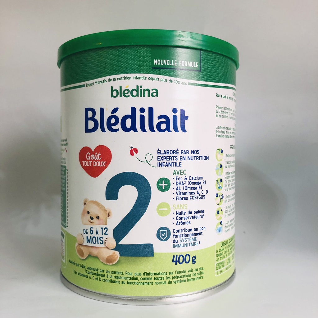 Sữa bột Bledilait Bledina Pháp số 1 2 3 cho bé hộp 400g, 900g và 1200g