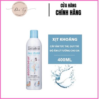 Xịt Khoáng Evoluderm Eau Pure Pháp 400ml