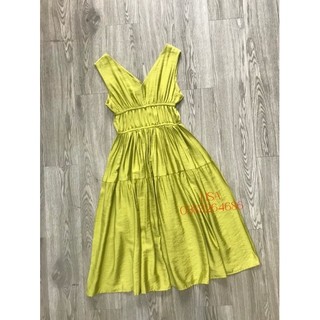 VÁY MAXI LỤA CỔ TIM