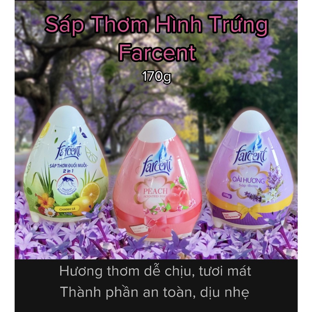 Sáp thơm hình trứng Farcent 170g