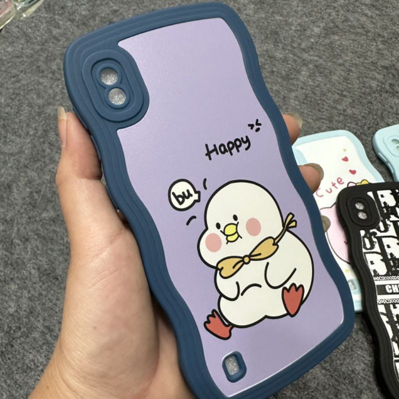 Case ốp lưng Samsung A10 dẻo nhiều hình siêu dễ thương viền lượn sóng bảo vệ camera