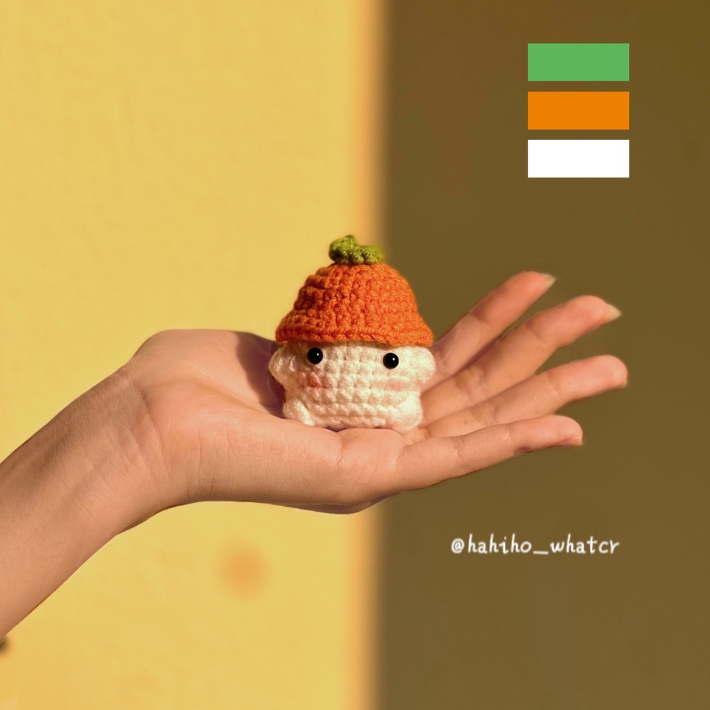 Móc khóa nấm Chunky | Kèm dây móc kim loại | @hahiho_whatcr