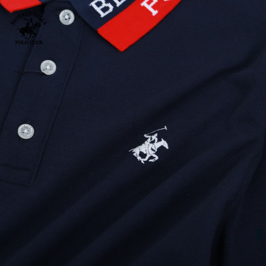 Beverly Hills Polo Club - Áo polo Ngắn tay Nam Slim Fit NV Navy- BHPC PMSSS23TL044