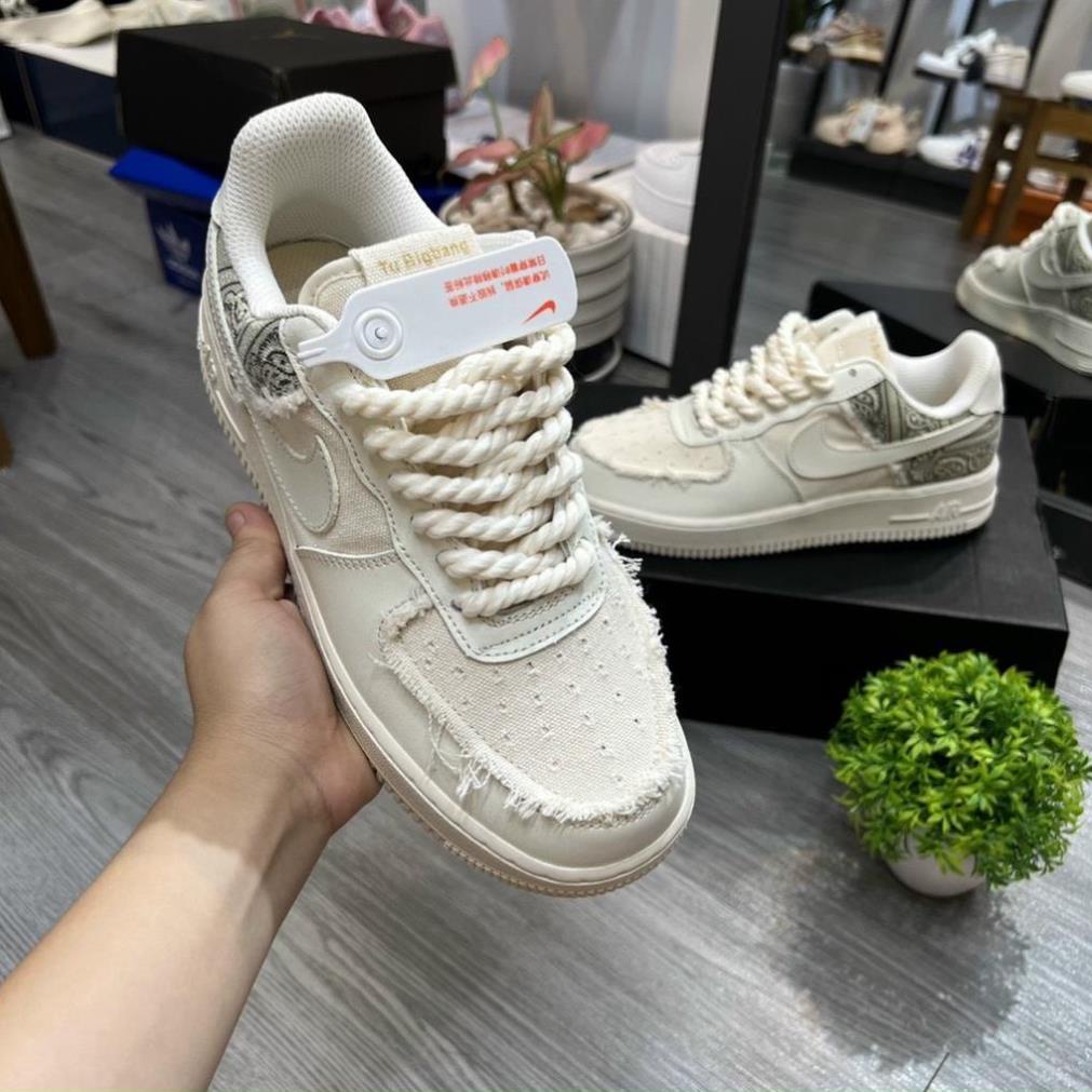 Giày AF1 Dây Thừng, Giày AIR FORCE 1 Dây Thừng nam nữ Bản Mới 2022 Cao Cấp Fullbox Bill