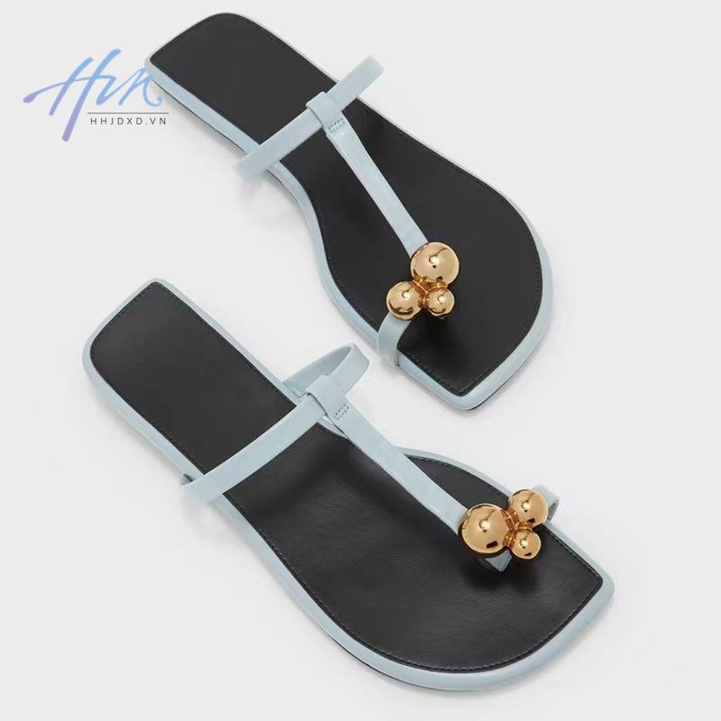 Sandal Đế Bằng Thiết Kế Mới Thời Trang Mùa Hè 2023 Dành Cho Nữ