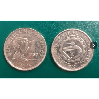 Đồng xu 1 peso Philippines bản cũ sưu tầm