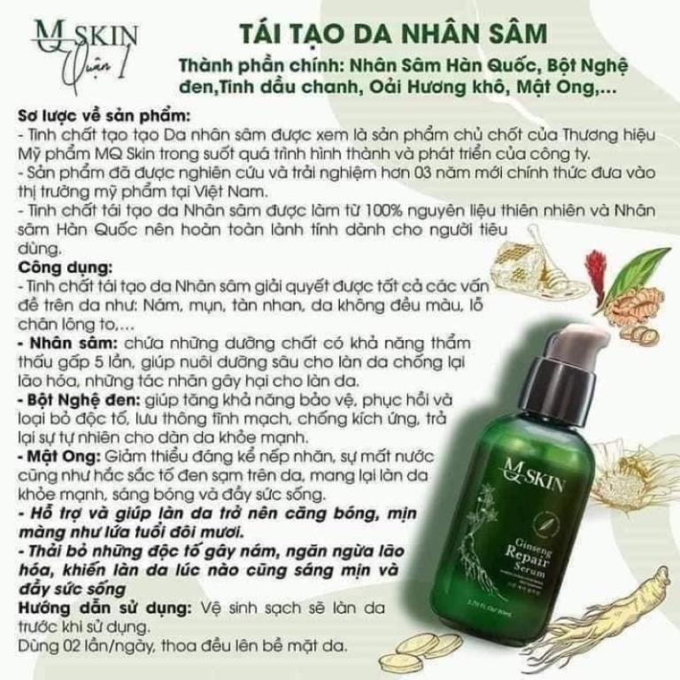 Serum Thay Da Nhân Sâm Củ Chính Hãng