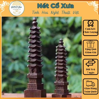 Tháp văn xương gỗ trầm đặc biệt trang trí tuyệt đẹp