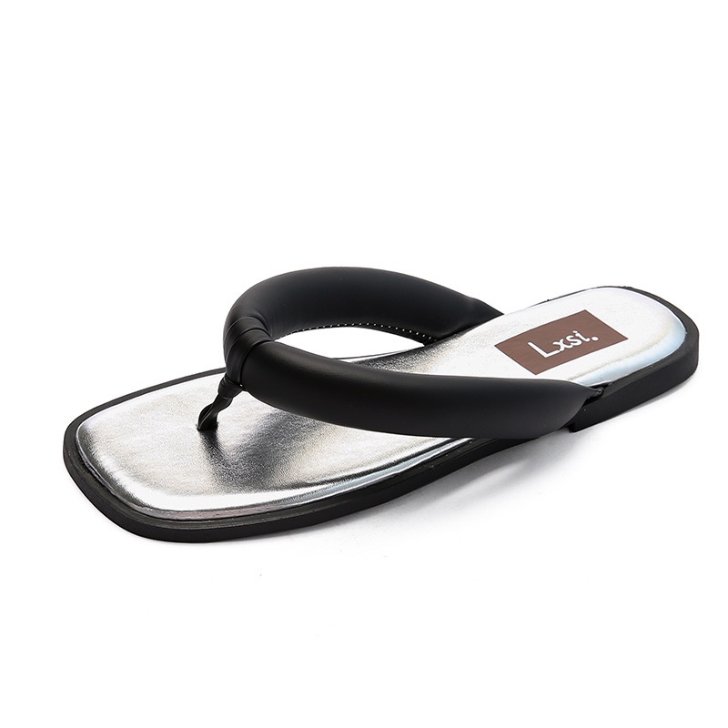 Dép Xỏ Ngón Đế Bằng Đơn Giản Thời Trang Đi Biển Mùa Hè Phong Cách Cổ Điển Cho Nữ Crush150