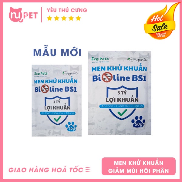 Men khử khuẩn dành cho mèo Bioline BS1 (Mẫu mới)