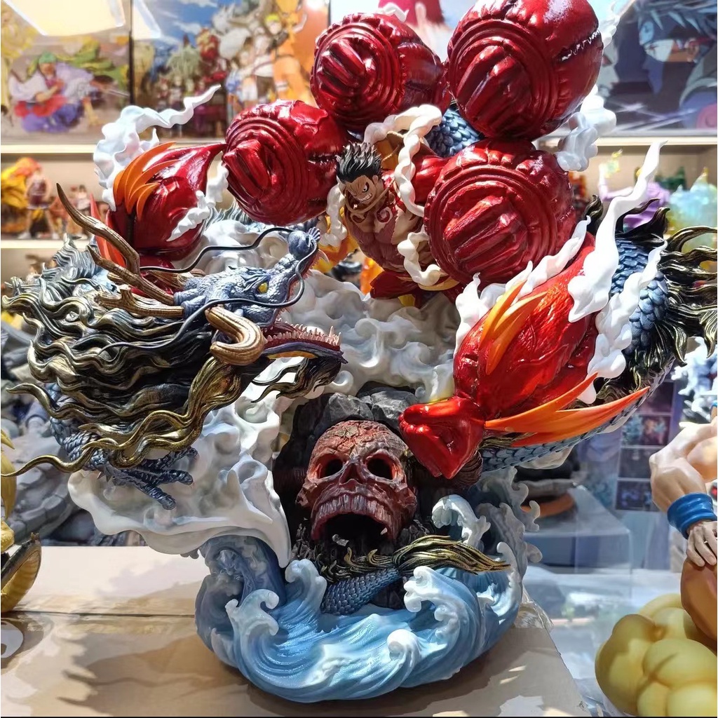 MH57 Mô hình Luffy vs Kaido mới ra cao 40cm cực đẹp - Mô hình One Piece Luffy Gear 4 A1