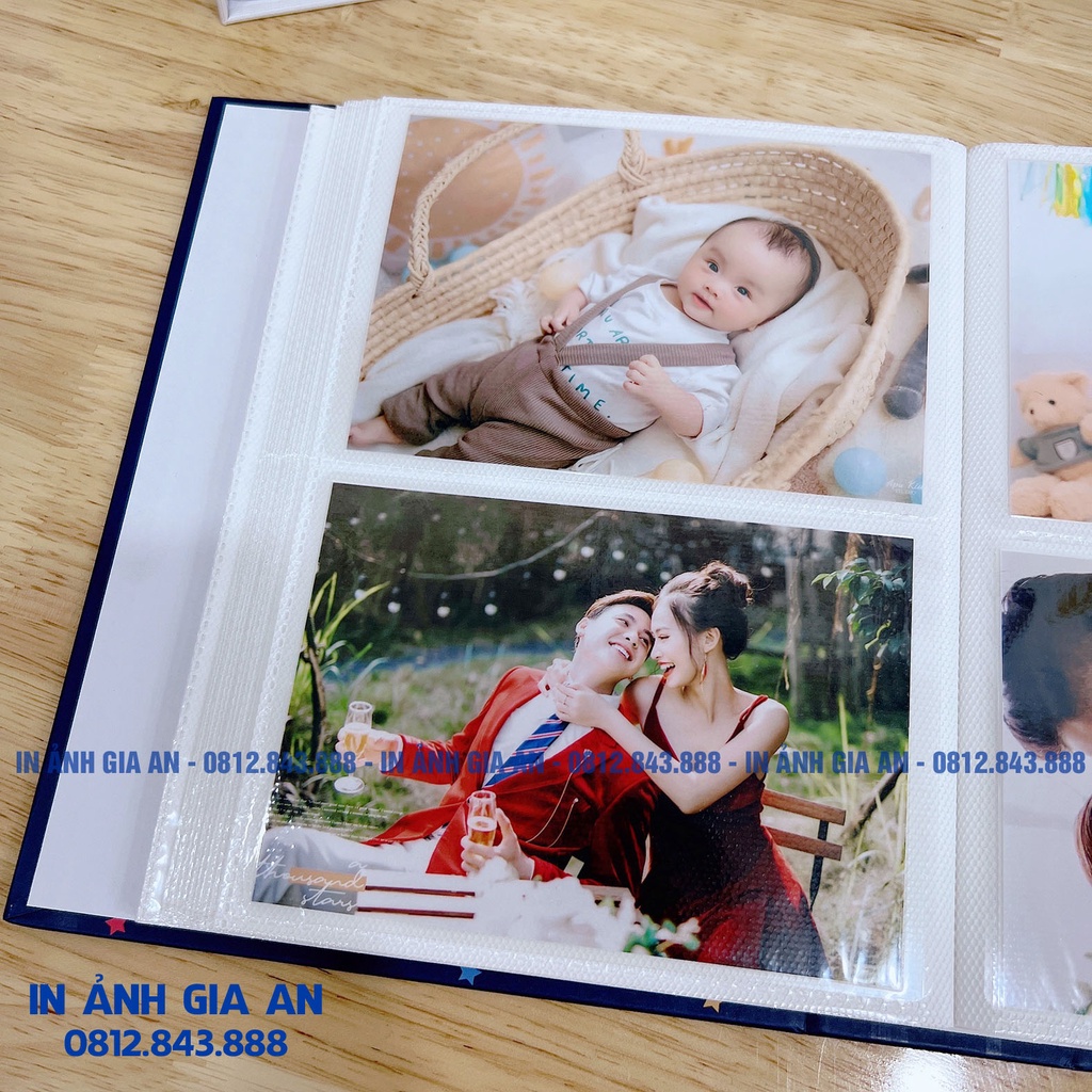 Album ảnh 9x12 - Loại 200 ảnh, Bìa Cứng Xinh Xắn - Ship Hỏa Tốc