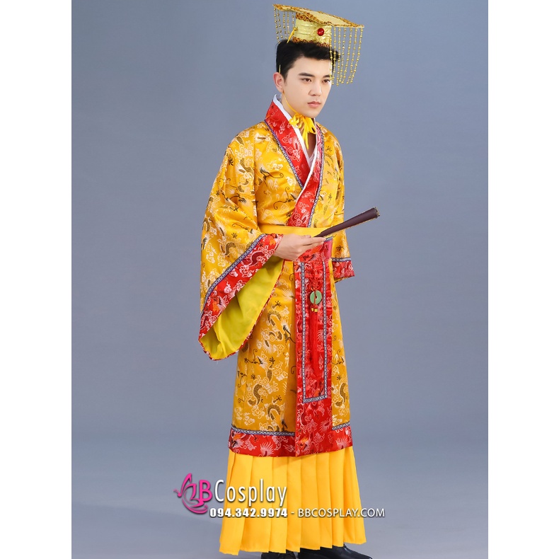 Đồ Hoàng Đế Cổ Trang Vua Chúa Có Kèm Mão Và Bội 11963