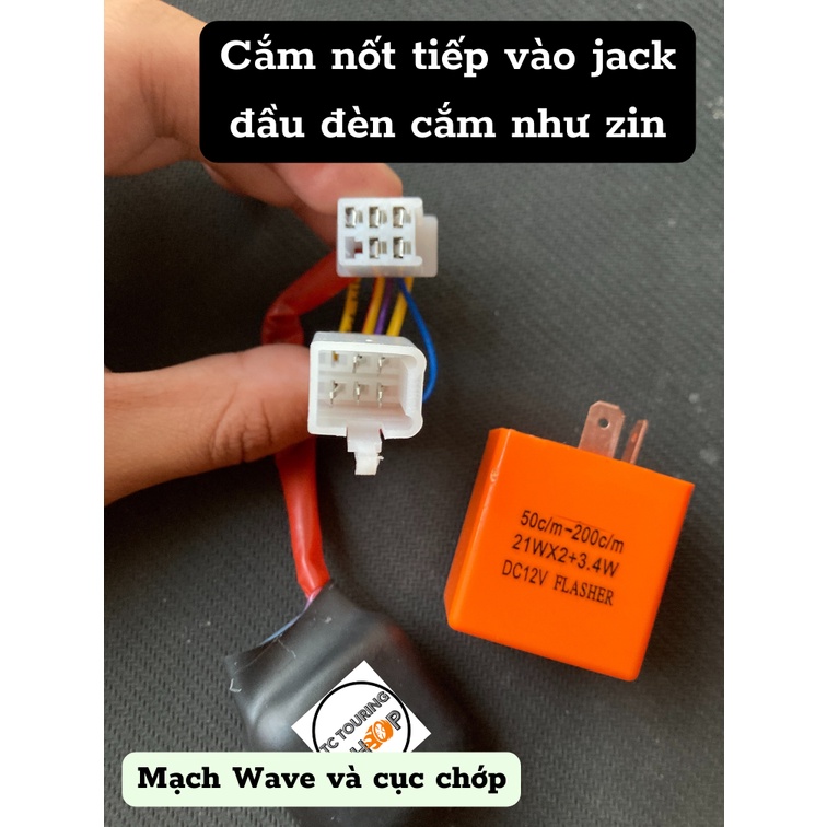 Mạch Hazard Wave,Sirius,Dream Gắn Như Zin Độ Bền Cao, Cục Chớp Tăng Chỉnh Nháy Nhanh Chậm