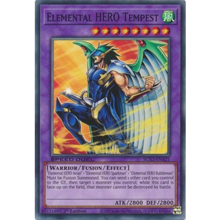 Thẻ bài Yugioh - TCG (UK) - Elemental HERO Tempest / SGX2-ENA21'