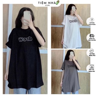 Áo phông thun 3158 cotton khô form rộng nam nữ unisex drew