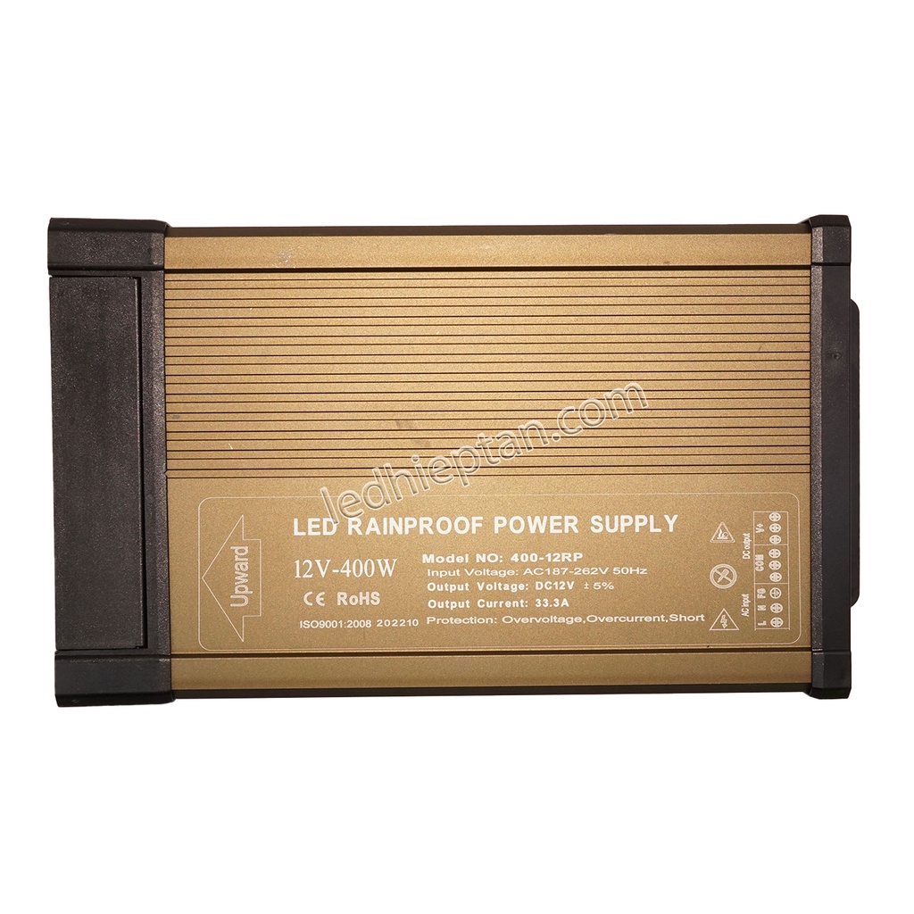 Nguồn LED 12V33A 400W ngoài trời Bảo hành 12 tháng