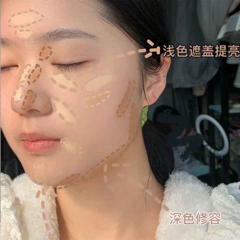 Bảng che khuyết điểm 3 màu SWEET MINT mỏng nhẹ tự nhiên che phủ tốt Chính Hãng