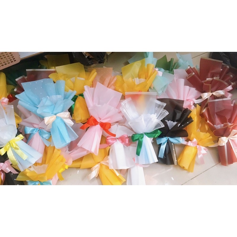 Cốt cắm hoa sáp bó 1 bông, 3-5-7 bông mua về tự cắm hoa vào là xong