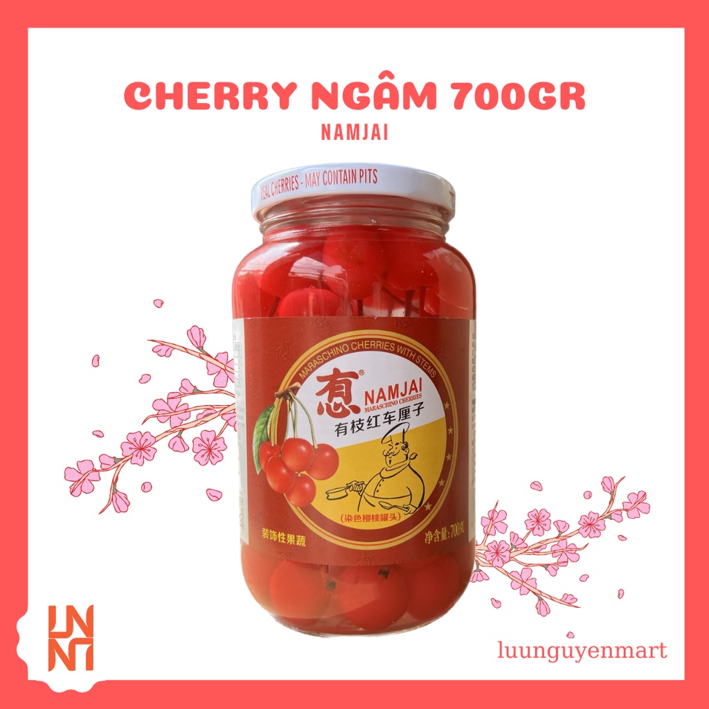Cherry Đỏ Ngâm 700gr - Namjai