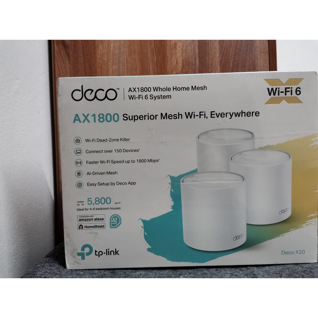 Bộ Phát Wifi Mesh TP-Link Deco X20 Chuẩn Wifi 6 AX1800Mbps -1 cái. Vui lòng đọc kỹ phần mô tả và xem video | BigBuy360 - bigbuy360.vn