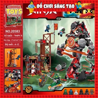 Xếp hình Ninja Spinjitzu Đại chiến rắn khổng lồ Iron Doom - Đồ Chơi Lắp Ghép Sáng Tạo - ZIMO 20583 Ideas 70626