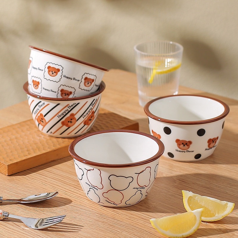 Bát ăn cơm xinh xắn, bộ bát ăn cơm cao cấp, quà tân gia