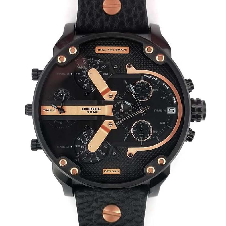 Đồng Hồ Nam Diesel DZ7350 Chronograph 4 Múi Giờ 6 Nút Điều Chỉnh Size 57mm Máy Quartz