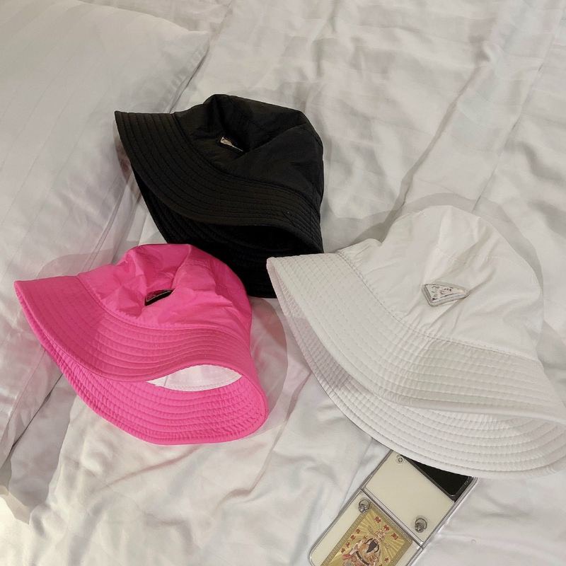 Mũ Bucket PRADA vải dù mạc sắt siêu xinh 3 màu Hayna Hats - M104