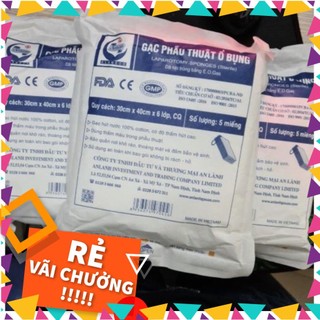 Gạc phẫu thuật ổ bụng 30x40cm