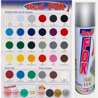 Sơn xịt redfox màu bạc a300 nhập khẩu thái lan sơn xịt bạc 300 no.36 sơn xịt red fox